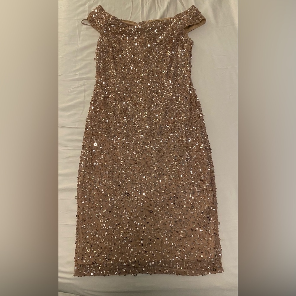 Adrianna Papell Sequin Dress